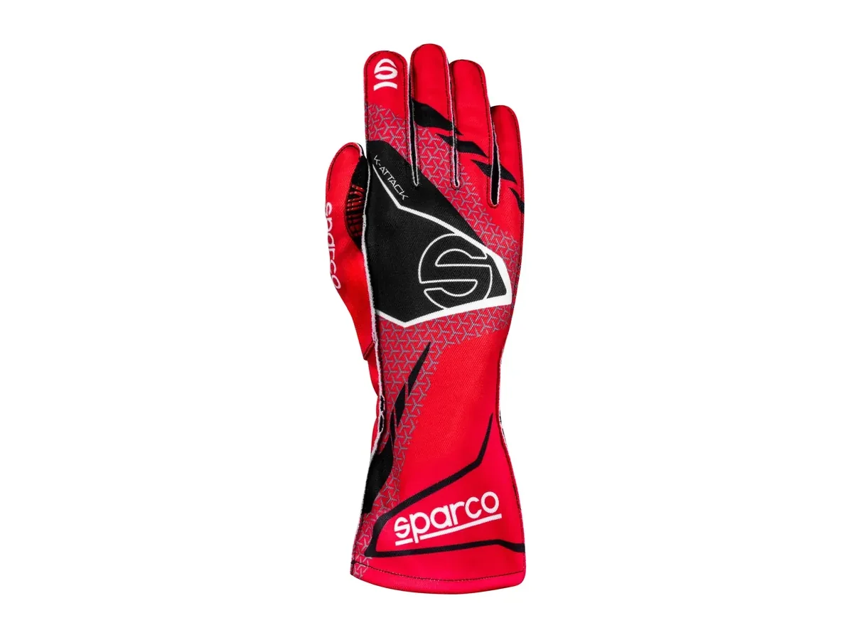 Sparco guanto K-Attack rosso