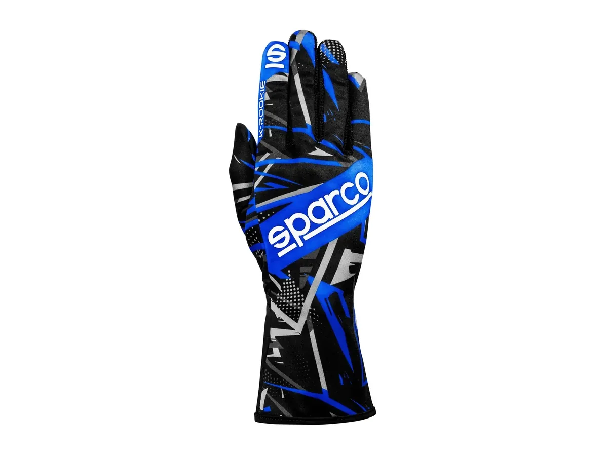 Sparco guanto K-Rookie blu